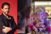 ganpati Bappa visits Shahrukh khans house/  शाहरुख खान के घर पधारे गणपति बप्पा