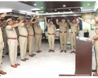   पुलिस मुख्यालय में राष्ट्रीय एकता दिवस पर ली गई शपथ 